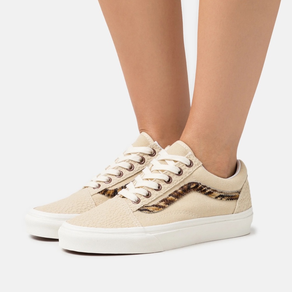 EUC Vans Old Skool Subtle Safari | Creme | 8.5W/7M